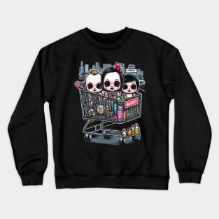 Grocery Cart Crewneck Sweatshirt